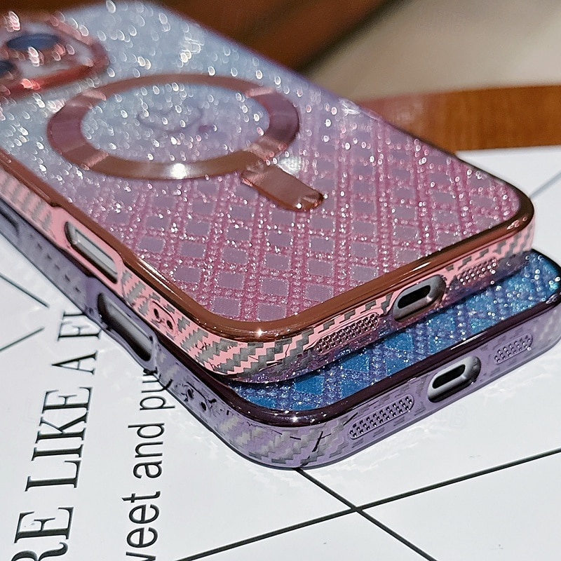 telefon Ügy Kompatibilitás iPhone 16 15 14 Pro Max Plus iPhone 16e iPhone 13 Pro Max Fekete tok zsinórral Vezeték nélküli töltés támogatása Nem sárgul Színátmenet Szénrost 2025 - $11.99 –P4