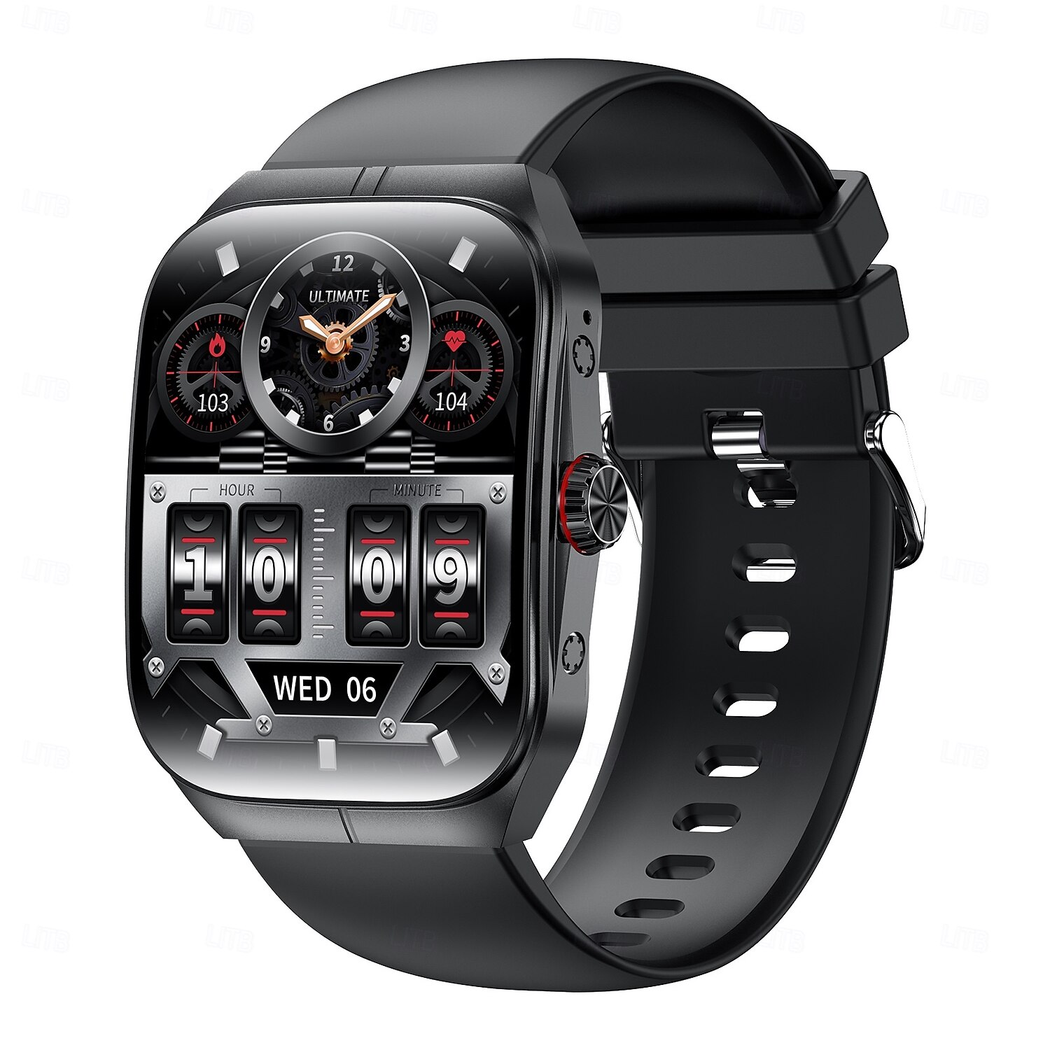 HK80 Εξυπνο ρολόι 1.95 inch Έξυπνο ρολόι Bluetooth Χρονόμετρο Υπενθύμιση Κλήσης Συσκευή Παρακολούθησης Καρδιακού Παλμού καθιστική υπενθύμιση Βρες τη Συσκευή Μου Συμβατό με Android iOS IP68 Γυναικεία 2025 - $42.99 –P11