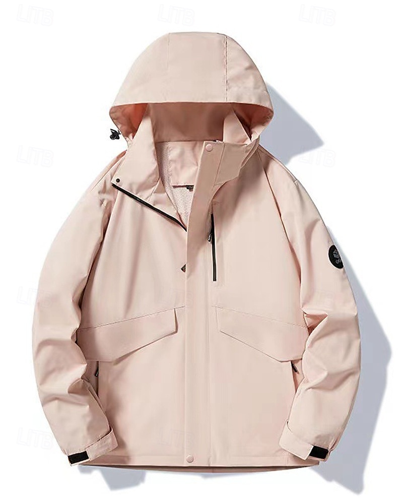 Hombre Cortavientos Chaqueta Chaqueta para senderismo Chaqueta rígida Al aire libre Impermeable Resistente al Viento Trajes de senderismo Ropa de senderismo Primavera Otoño Camiseta Camping 2025 - $28.99 –P9