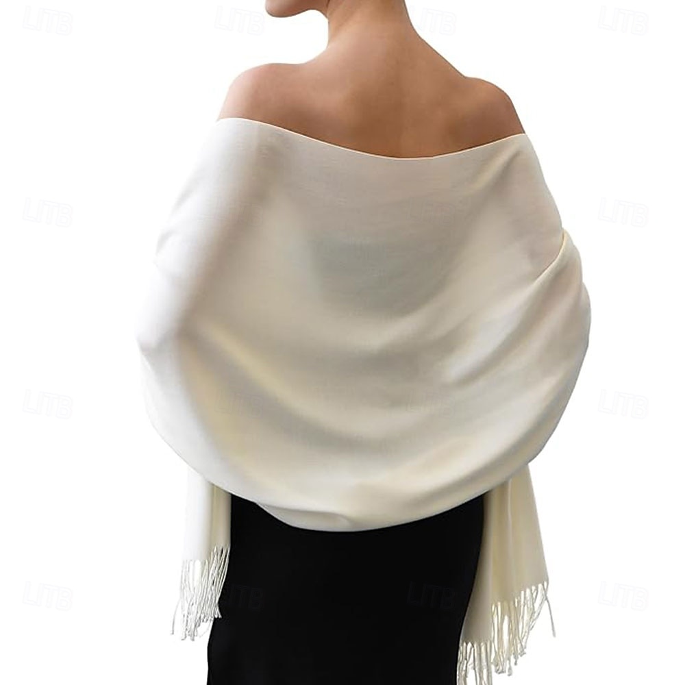 Șaluri pashmina cu aspect de cașmir, eșarfe, eșarfă la modă pentru femei, cadouri de seară pentru nuntă și domnișoare de onoare 2025 - $28.99 –P3