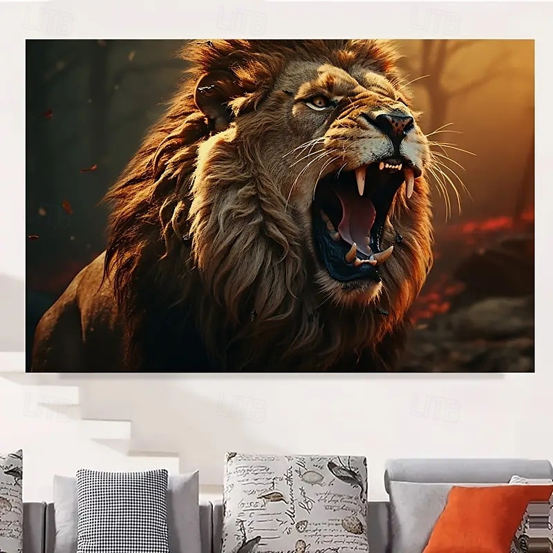 Print Rolled Canvas Prints - Abstract Animals Modern Traditional Art Prints 2025 - $10.49 –P1