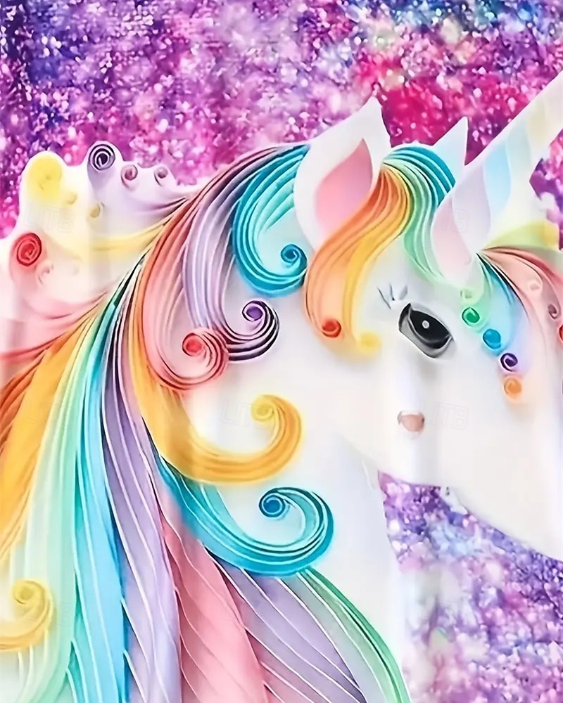 Mädchen' 3D Einhorn Kleid Langarm Sommer Frühling Urlaub Täglich Ferien Prinzessin Schön Süß Kinder 4-12 Jahre Freizeitkleid A Linie Kleid Knielang Normale Passform 2025 - $16.99 –P5