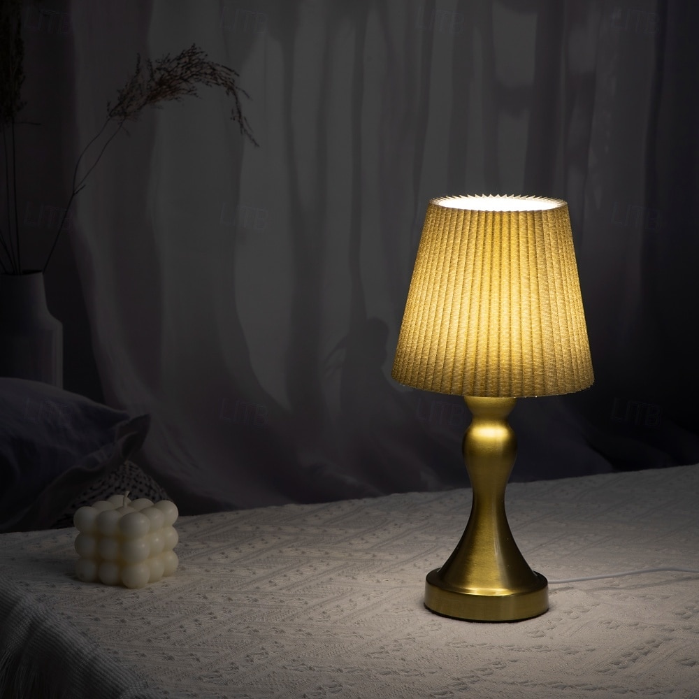 Lampe de lecture décorative moderne contemporaine alimentée par USB pour intérieur en métal de 2025 ? $21.99 –P4