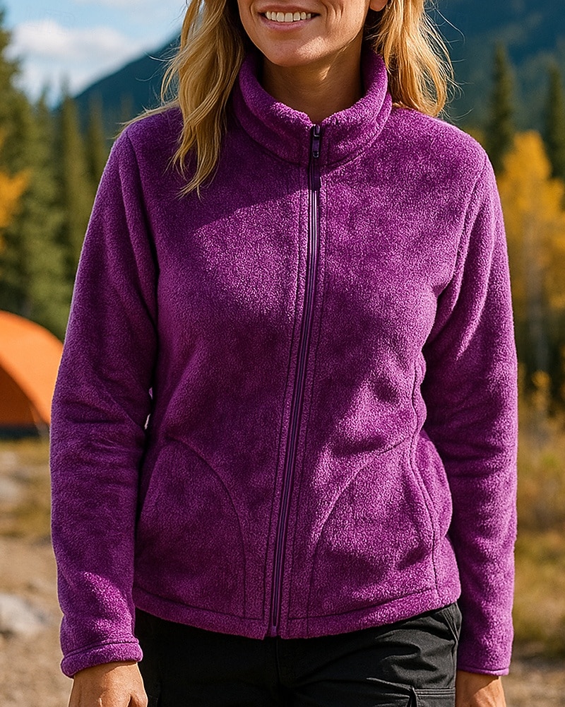 Per donna Giacca da esterno Giacca da escursionismo Giacca in Pile Giacca convertibile Pile Inverno All'aperto Calore Termico Top Rosa Viola Rosso rosa Grigio del 2025 a $24.99 –P3