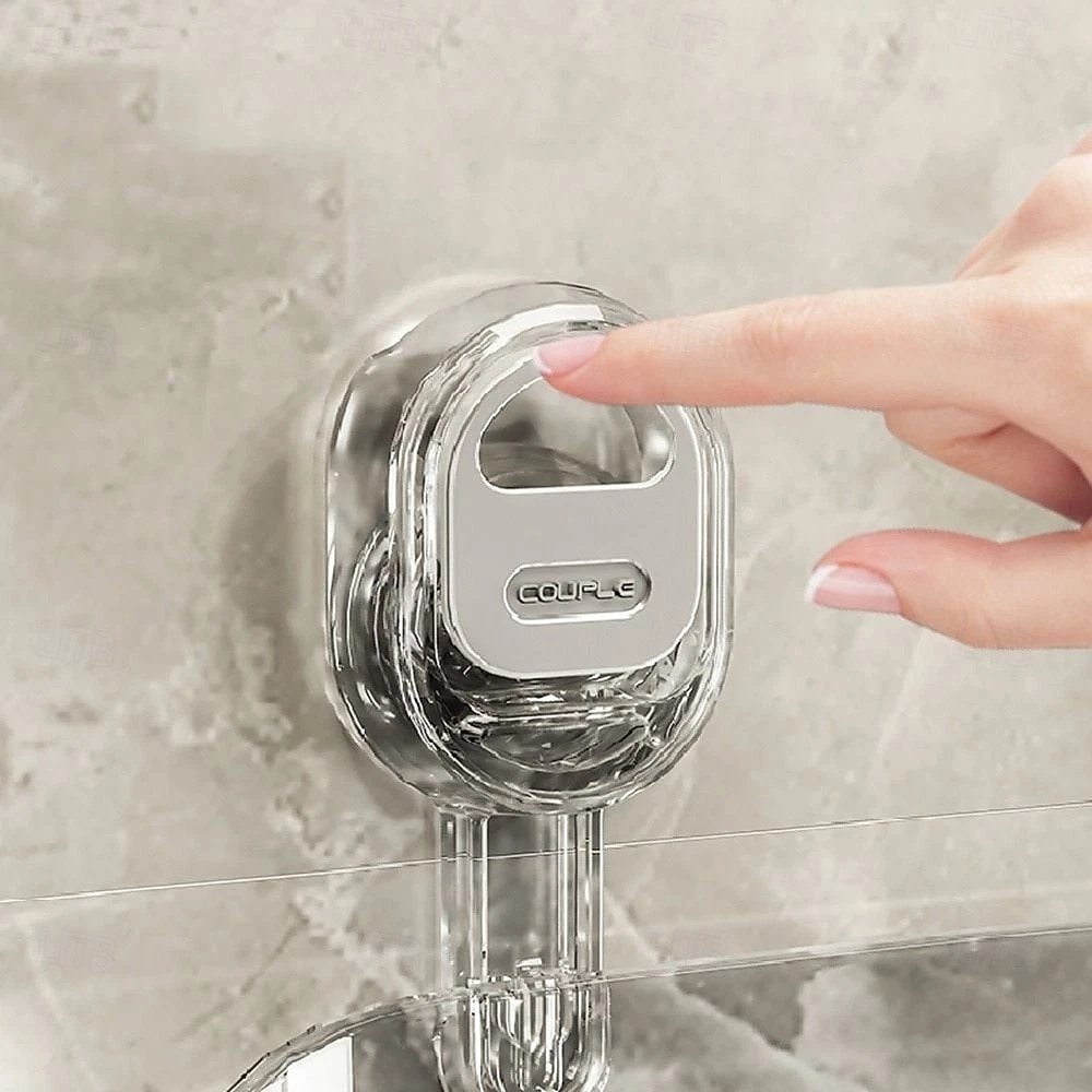 falra szerelhető tapadókorongos tárolóállvány erős ragasztóval, fúrás nélküli, akasztható tárolódoboz zuhanyfelszerelésekhez és kozmetikumokhoz 2026 - $20.99 –P13