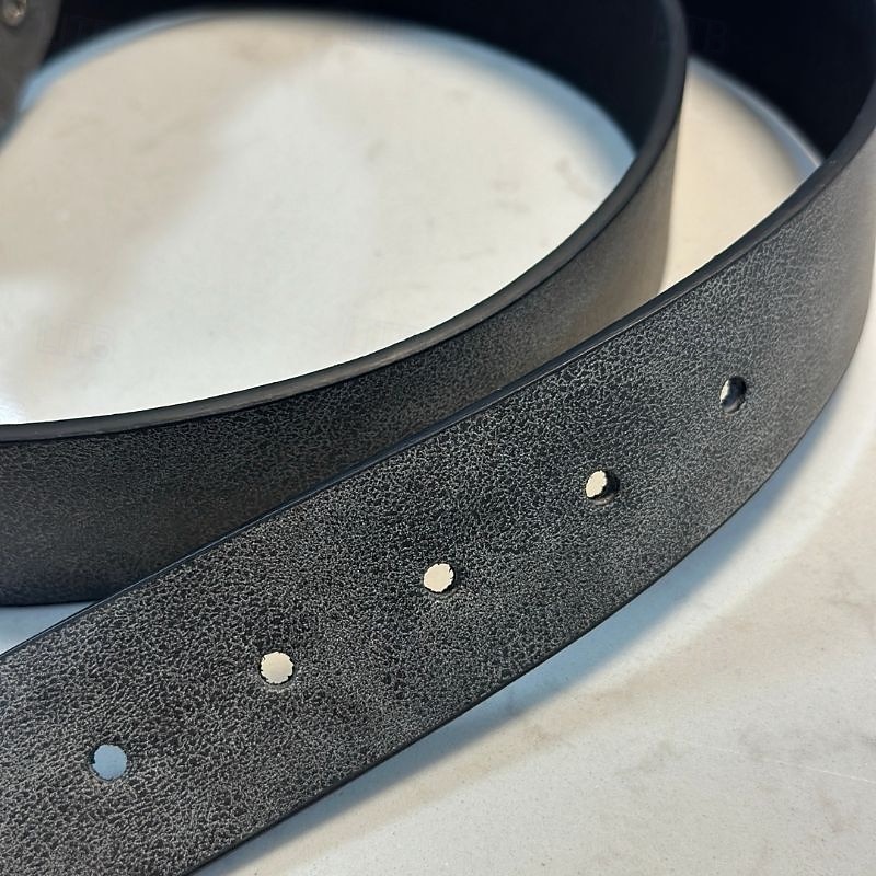 Hombre Cinturón Hebilla automática Liberación rápida Cuero de PU Legierung Duradero Ajustable Plano Negro Color Camello Exterior Diario Cinturón de Cintura 2026 - $11.49 –P3