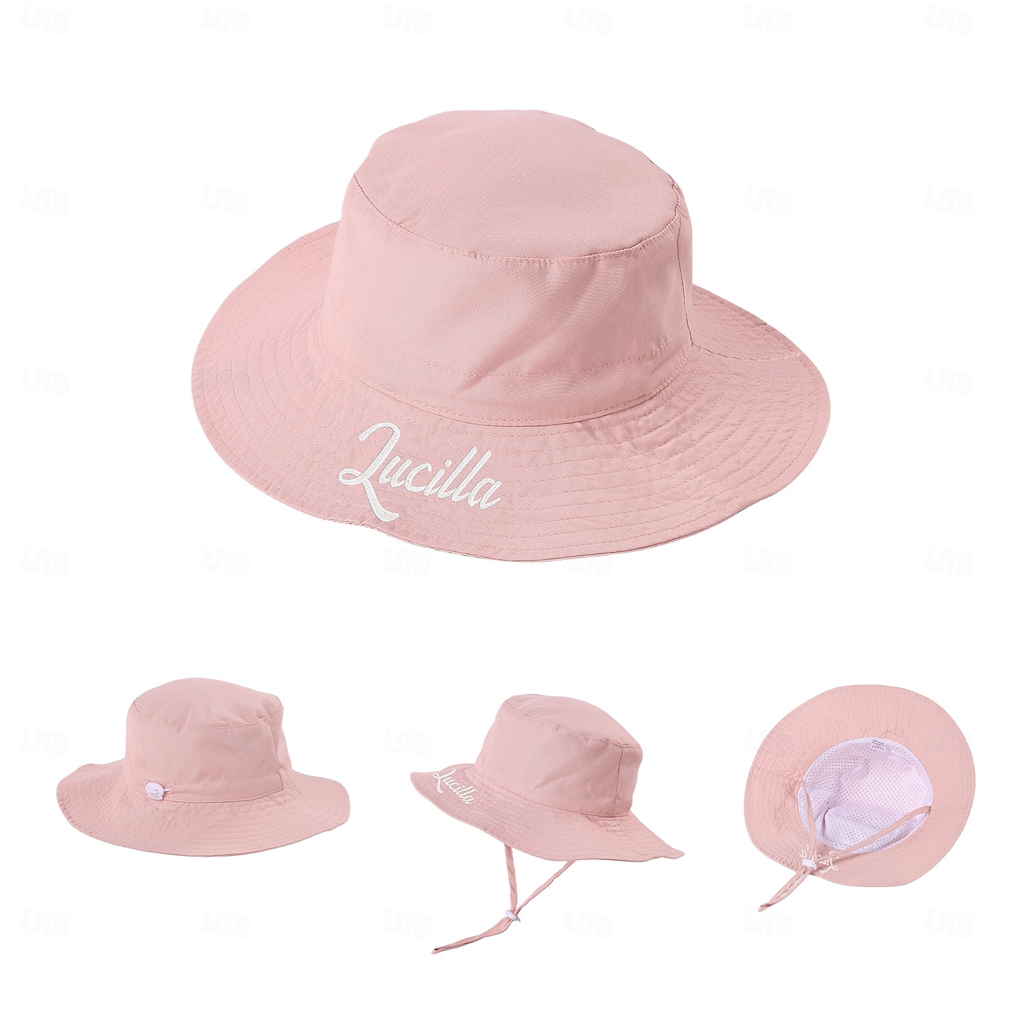Personalized Name Kids Bucket Hat Custom Outdoor Gift, Embroidered Sun Hat with Custom Font and Color, Quick-Dry Breathable Cap for Ages 0-8, Wide Brim Sun Protection 2025 - $18.49 –P3
