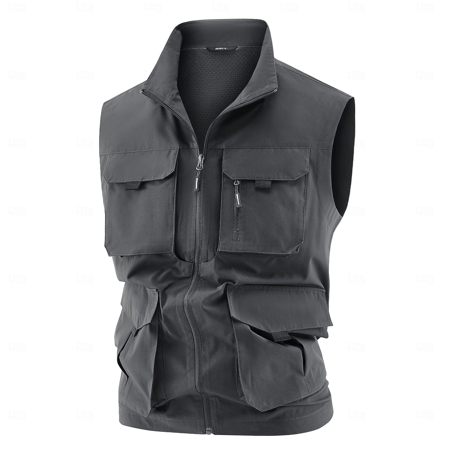 Hombre Chaleco al aire libre Chaqueta táctica Deporte Pesca Acampada y Senderismo Activo Primavera Otoño Multi bolsillo Multicapa Poliéster Táctico Cremallera Negro Azul Marino Caqui Verde Ejército 2025 - $41.99 –P8