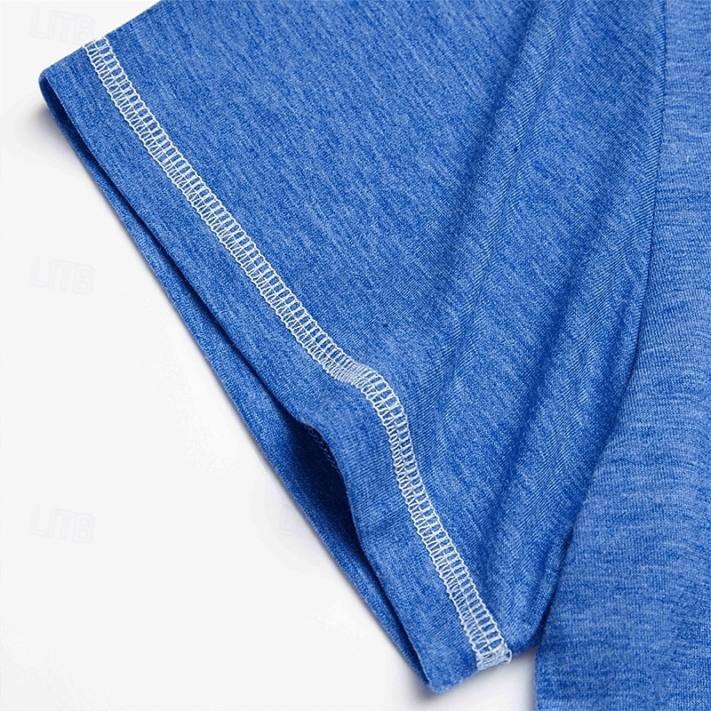 Per uomo Maglietta Maglia Henley Maniche Corte Semplice Moda Designer Essenziale Henley Vacanza Streetwear Uscire Estate Nero Blu Verde Maglietta Henley del 2026 a $10.49 –P10