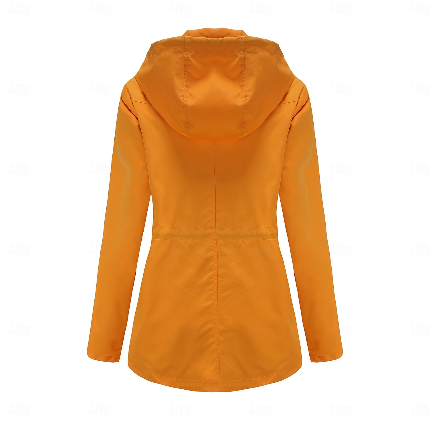 Femmes Manteau Confortable Avec Poches Fermeture intégrale Mode street style Uni Extérieur Décontracté Quotidien Long À capuche Coupe régulière manche longue Vêtements d'extérieur Noir Jaune Rose de 2025 ? $38.99 –P10