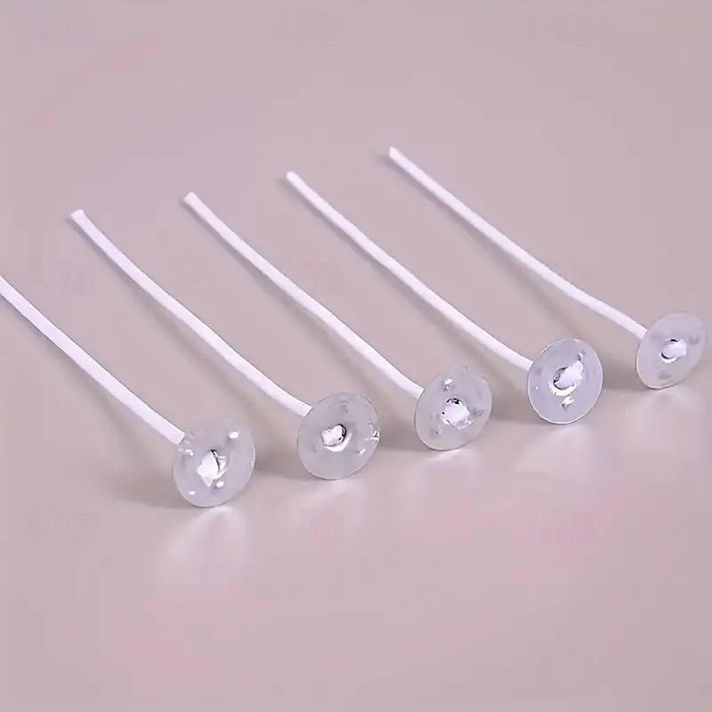 Set de 310 fitiluri pentru lumânări tip coloană – fitiluri de 3,3 cm, 16,3 cm, cu 10 suporturi și 100 de etichete, ardere fără fum, accesorii pentru fabricarea lumânărilor DIY, pentru uz casnic și 2026 - $22.99 –P8