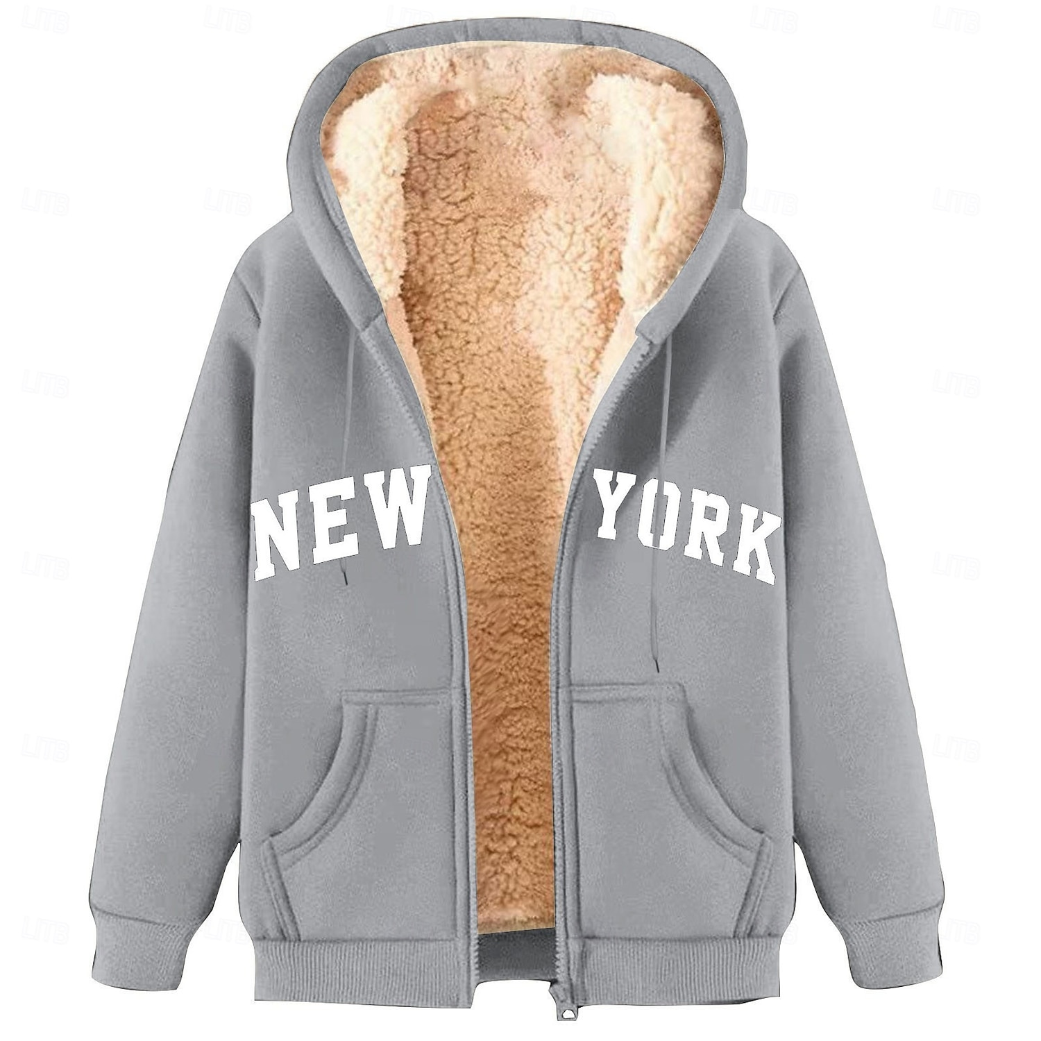 Homens Full Zip Hoodie Moletom com zíper Casaco de lã Moletom de lã Adamascado Preto Vinho Vermelho Azul Com Capuz Tecido Letra Estampas Abstratas Zíper Bolsos Desportos e Ar livre Casual Diário de 2025 por $17.49 –P7