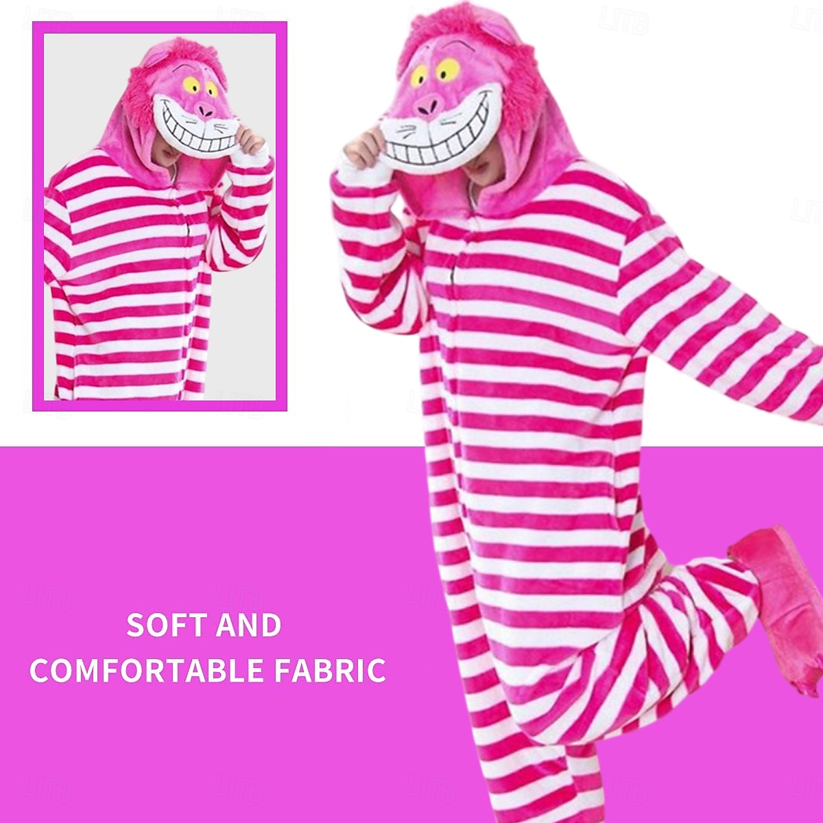 2026年 カーニバルコスチューム 2026 きぐるみパジャマ ファンシーコスチューム ワンジーコスチューム アニマル 猫 カトゥーン あたたか パジャマ 面白いコスチューム 成人 男女兼用(儿童不要选这个) 男女兼用 ハロウィーン カーニバル パーティー 性能 部屋着 ドレスアップ  コレクション – $41.99 –P5