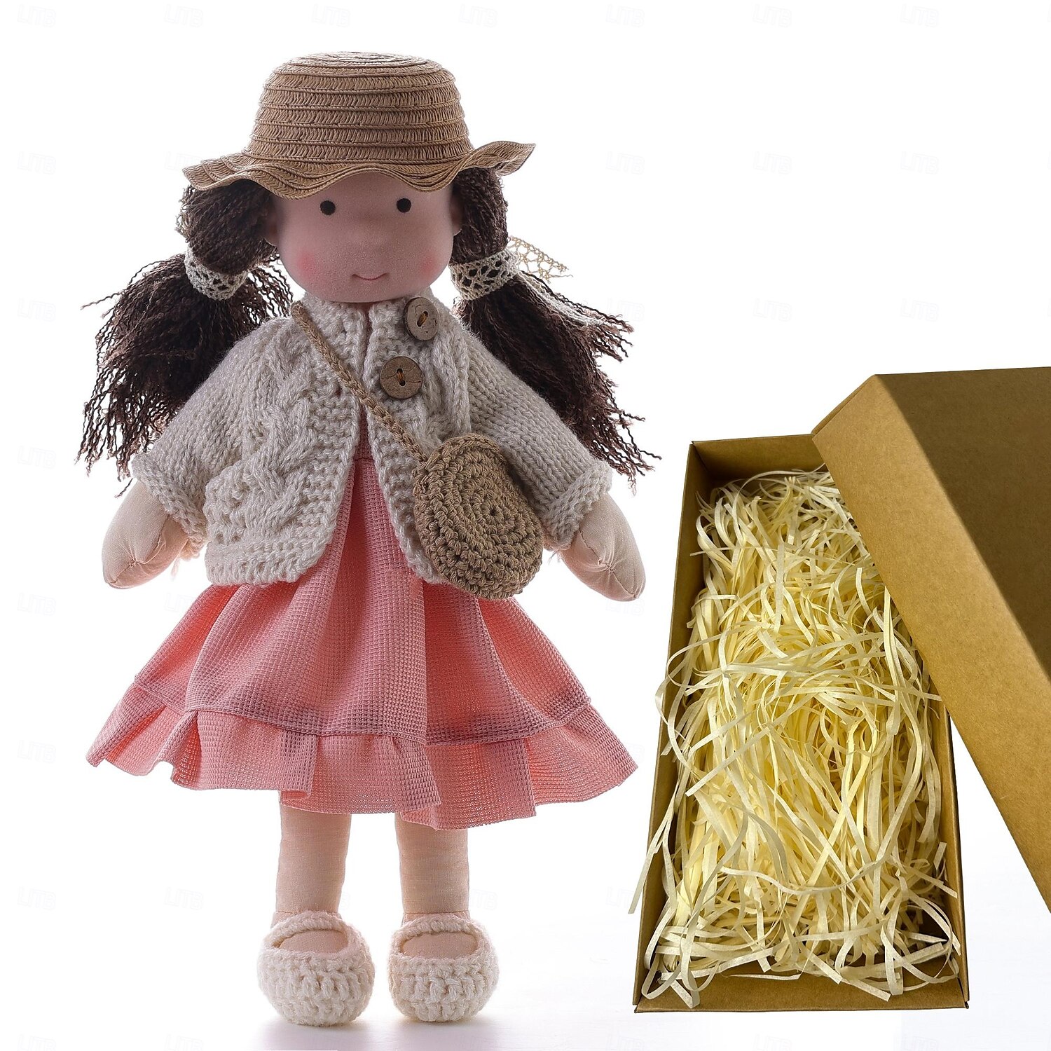 Waldorfpuppe, Künstlerpuppe, handgefertigt, Mini-Wechselpuppe, DIY-Puppe, Gr. Waldorf 2025 - $46.99 –P8