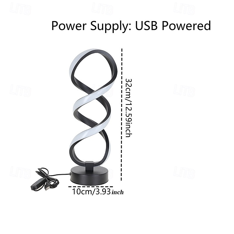 tafellamp decoratief artistiek usb-aangedreven voor binnen aluminium 2025 - $35.99 –P8