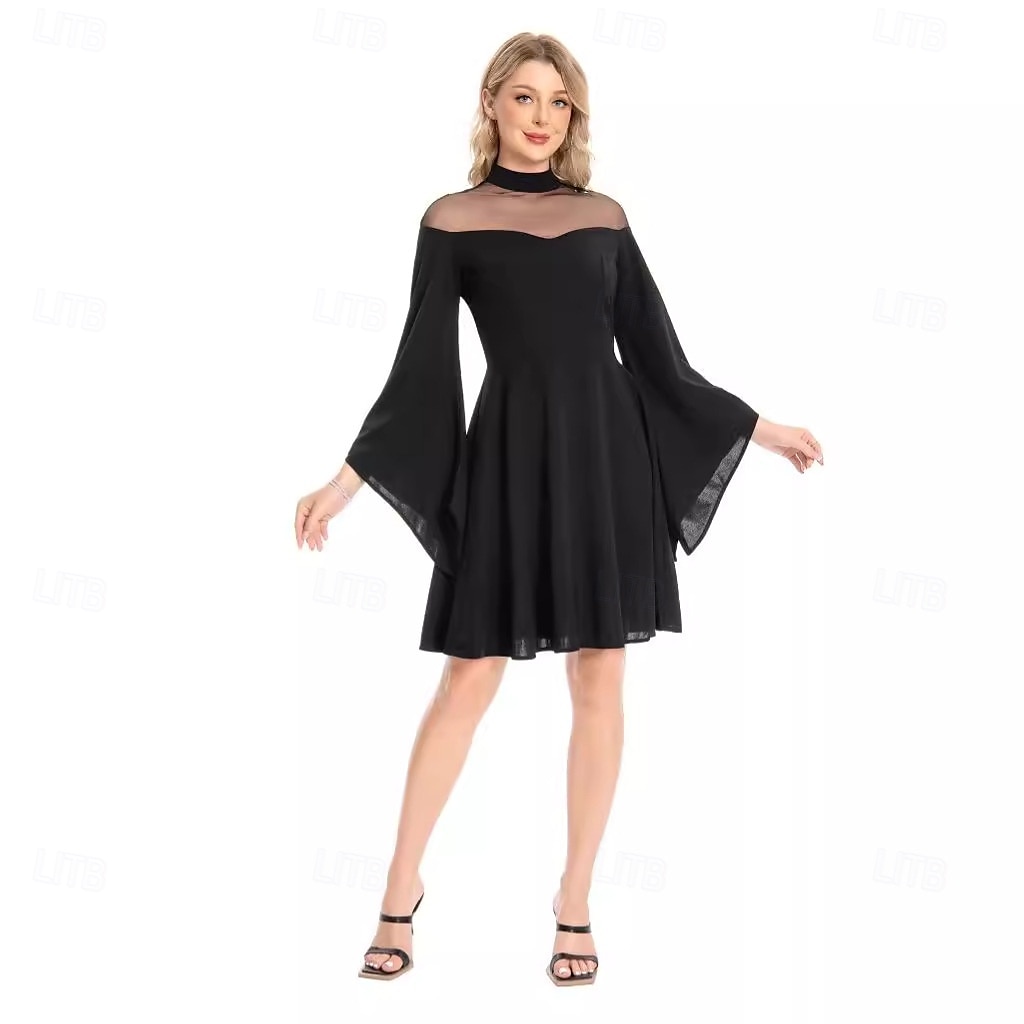 Retro 50. léta Rockabilly Polední Koktejlky Šaty na šaty Flare šaty Zvonové A-Linie Dámské Dovolená Maturita Párty a večer Dospělé Šaty Podzim Jaro léto 2025 - $39.99 –P9