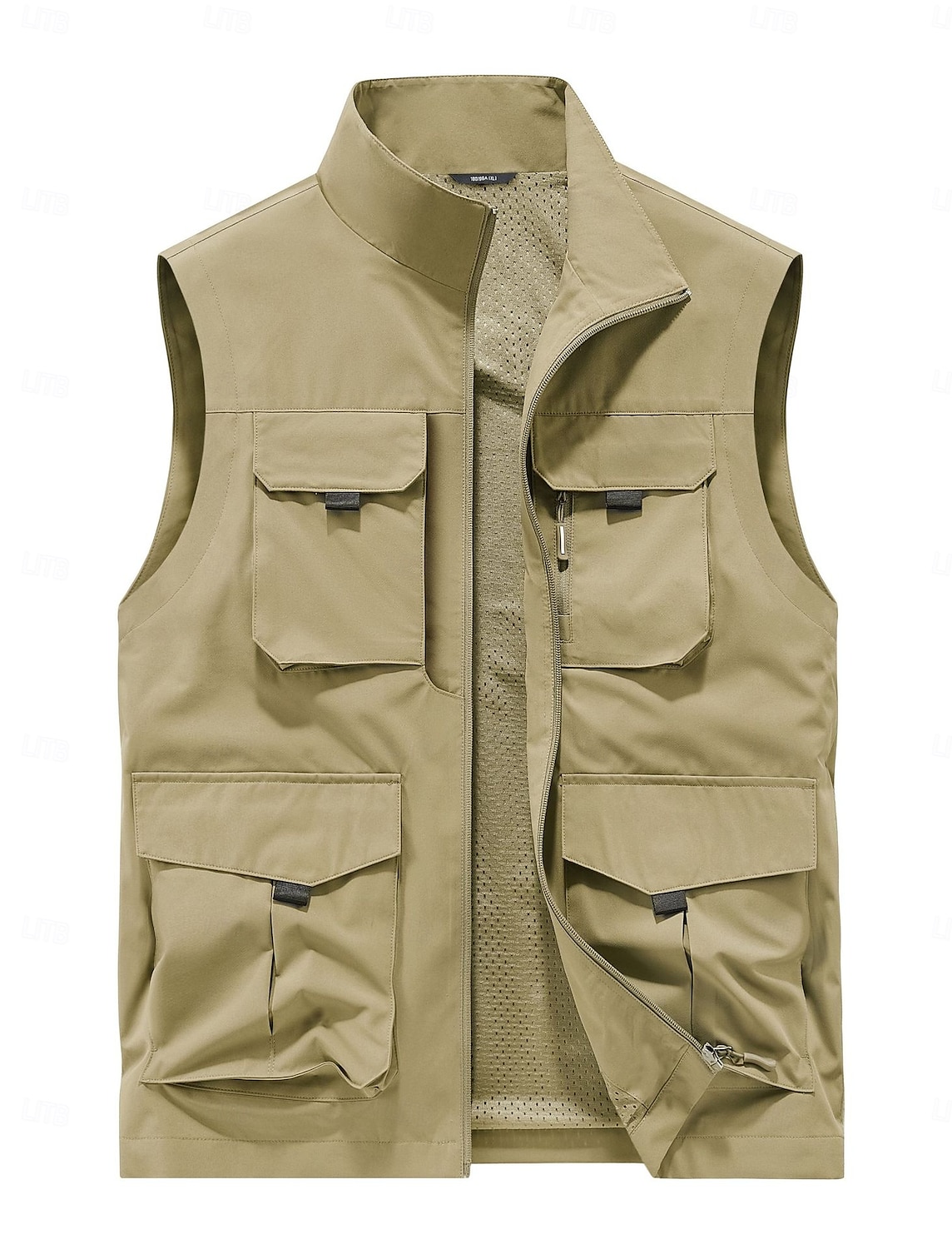 Hombre Chaleco al aire libre Chaqueta táctica Deporte Pesca Acampada y Senderismo Activo Primavera Otoño Multi bolsillo Multicapa Poliéster Táctico Cremallera Negro Azul Marino Caqui Verde Ejército 2025 - $41.99 –P4