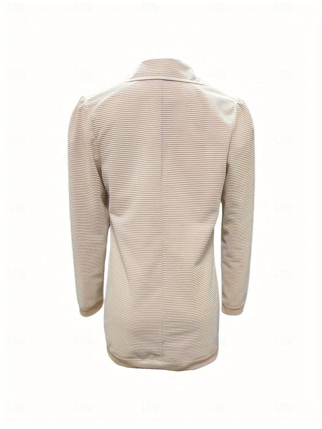 Damen Blazer Bequem Atmungsaktiv Knöpfe Mode Modern Einfach Arbeit Täglich Regulär Umlegekragen Normale Passform Langarm Oberbekleidung Schwarz Weiß Rosa Frühling Herbst 2025 - $29.99 –P11