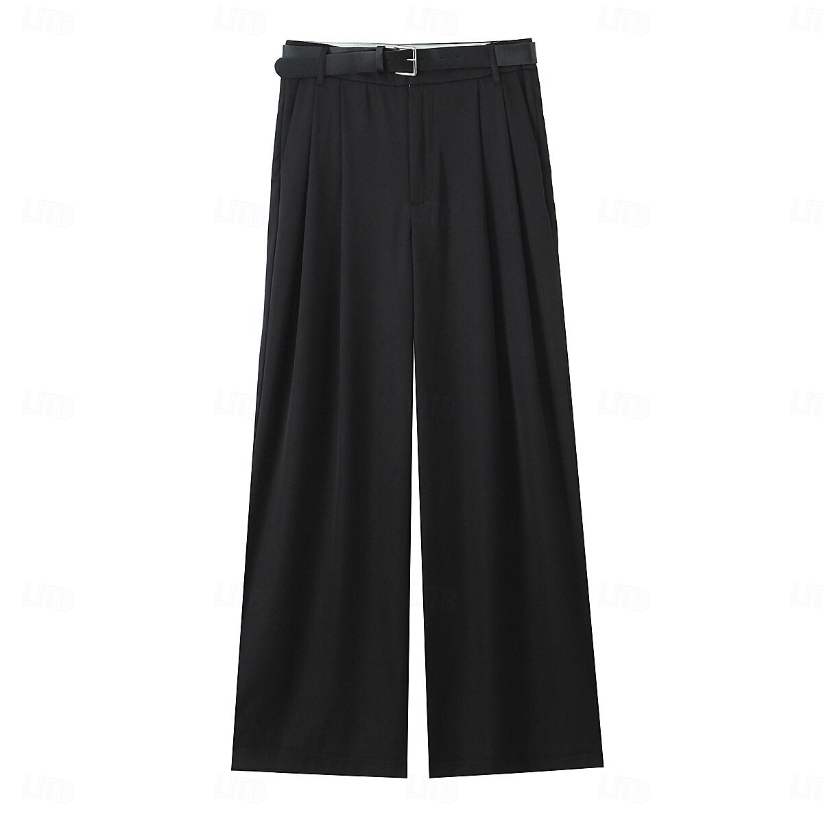 Per donna Gamba larga Chinos Casual Lunghezza intera Naturale Semplice Gamba larga Comodo Traspirabilità Casual Quotidiano Vinaccia Nero 1 # Nero Verde militare Primavera Autunno Vestibilità comoda del 2025 a $26.99 –P10