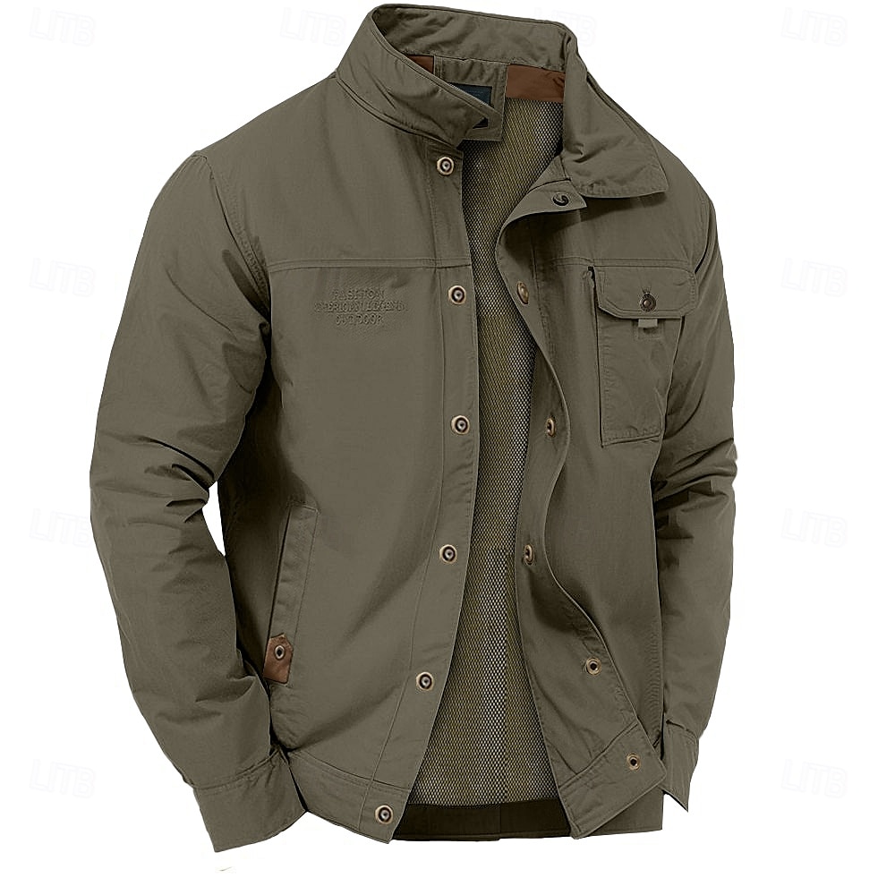 Per uomo Giacca Sportiva Giacca da Lavoro Giacca antivento Sport all'Aperto Casuale Impermeabile Giacca a Vento Cerniera Tasca Autunno Inverno Tinta unica Casual Abbigliamento da lavoro Con Cappuccio del 2026 a $56.99 –P6