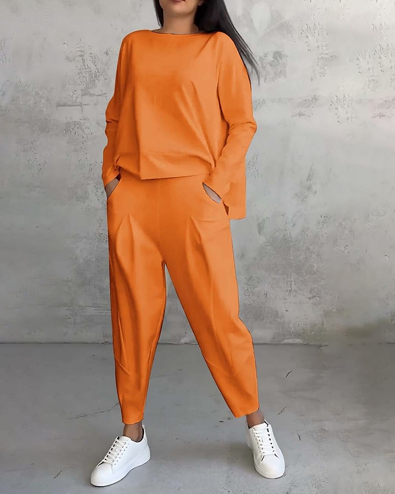 Damskie Dres Spodnie dresowe Bluza z kapturem Kieszeń Solidne kolory Zestawy odzież Wiosna Czarny Biały Siłownia Na zewnątrz Bieganie Odporność na wiatr Lekki Długi rękaw Sport Odzież sportowa 2025 - $31.99 –P6