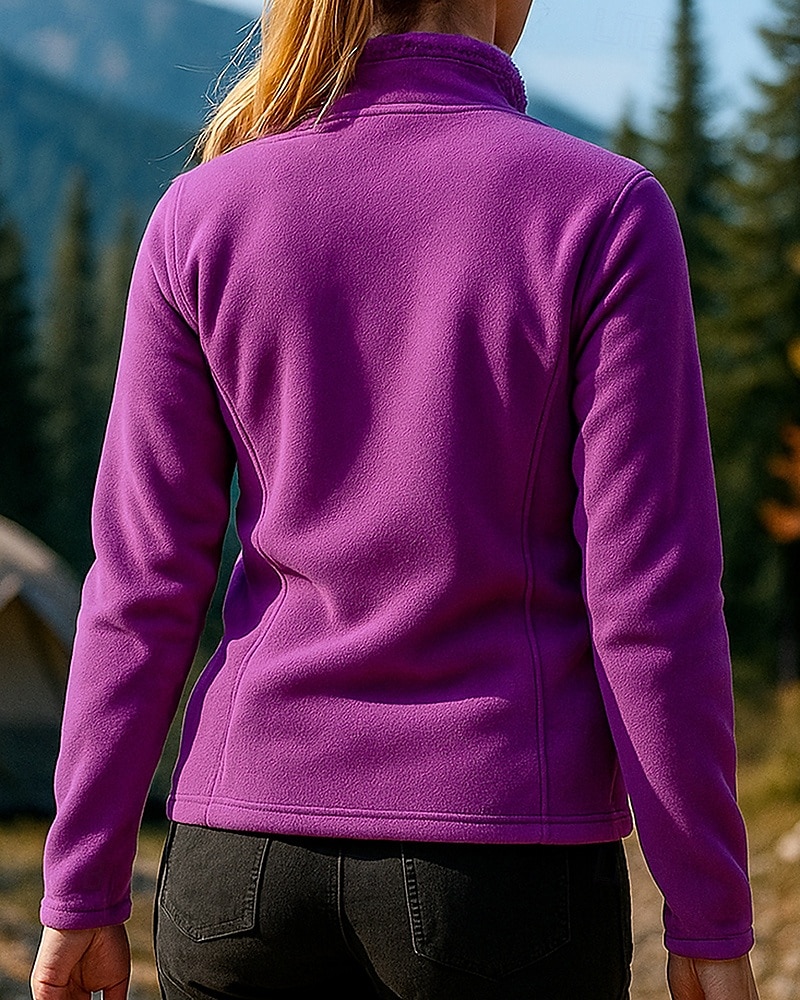 Per donna Giacca da esterno Giacca da escursionismo Giacca in Pile Giacca convertibile Pile Inverno All'aperto Calore Termico Top Rosa Viola Rosso rosa Grigio del 2025 a $24.99 –P2