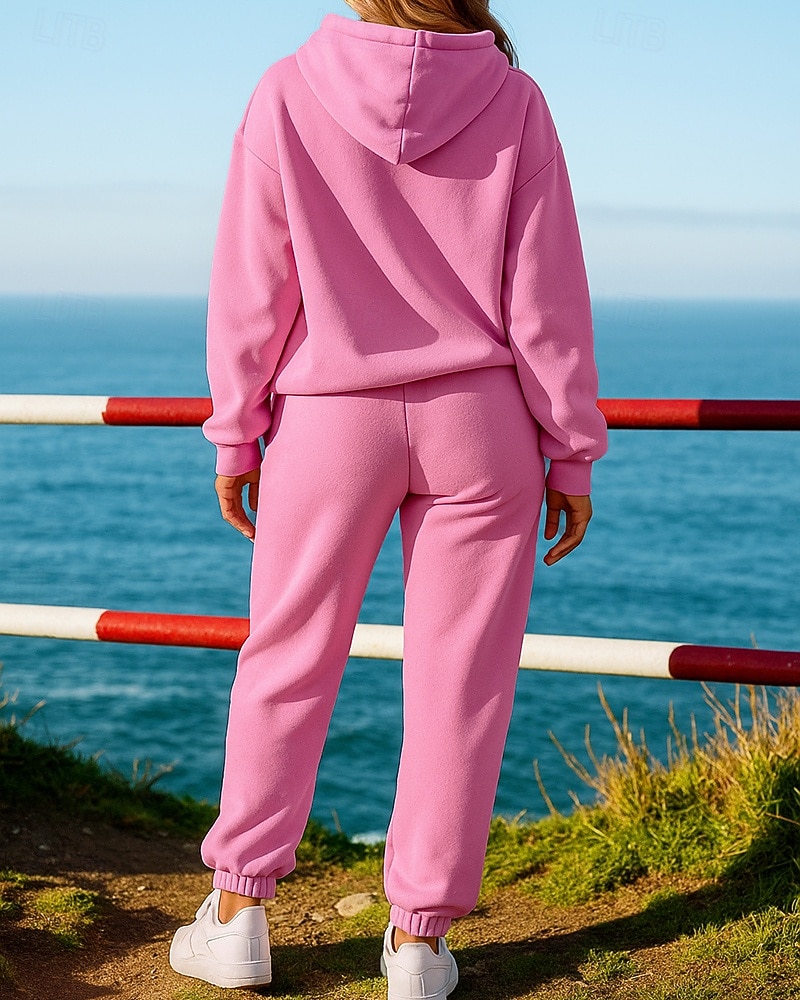 Per donna Tuta da Ginnastica Pantaloncini da pista Pantaloni della tuta corti Tasca Tinta unita Completo Abbigliamento Autunno Nero Bianco Palestra Allenamento Corsa Leggero Manica Lunga Sport del 2026 a $36.99 –P2