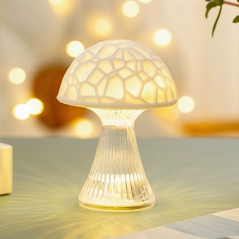 Luz noturna criativa de cogumelo LED colorida para cura, luz para ambiente de dormitório, presente de Natal de 2025 por $12.99 –P4