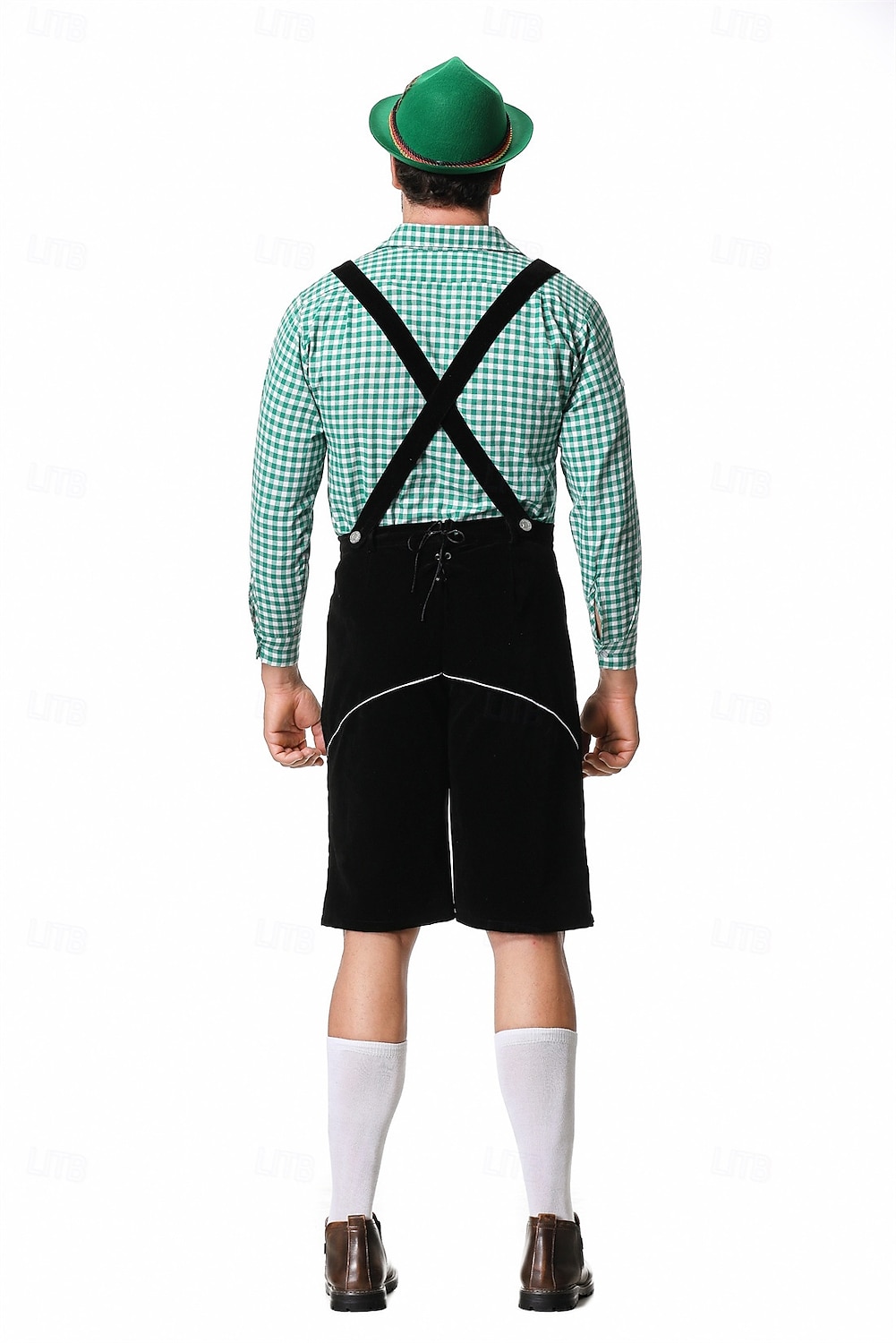 Oktoberfest lederhosen Cămașă bavareză Germană Munchen Pajiști Bărbați Carnaval Petrecere Festivalul de Bere Pânză în stil tradițional 2026 - $66.99 –P7