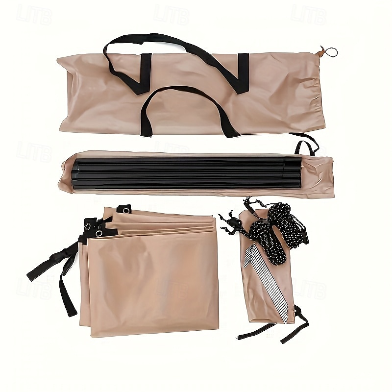 um conjunto de tendas de acampamento ao ar livre com guarda-sóis laterais adequados para SUVs disponíveis em quatro cores com função de proteção UV, perfeitos como presentes de Natal de 2025 por $85.99 –P9
