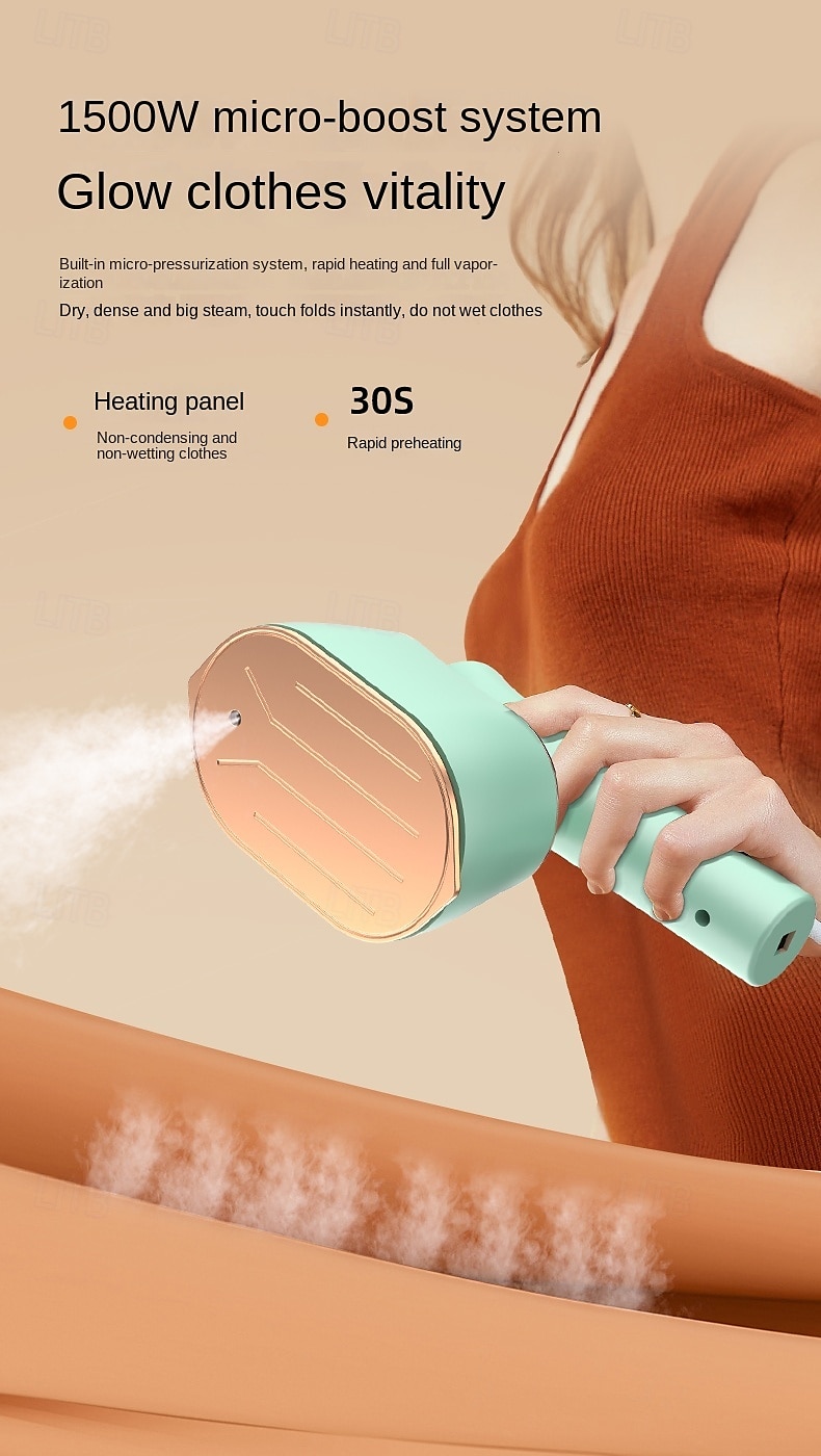 Digital Display Handheld Convenient Hanging Ironing Machine for Home Travel Dormitory Steam Hanging Ironing Machine Electric Ironing Machine 2025 - $23.99 –P3