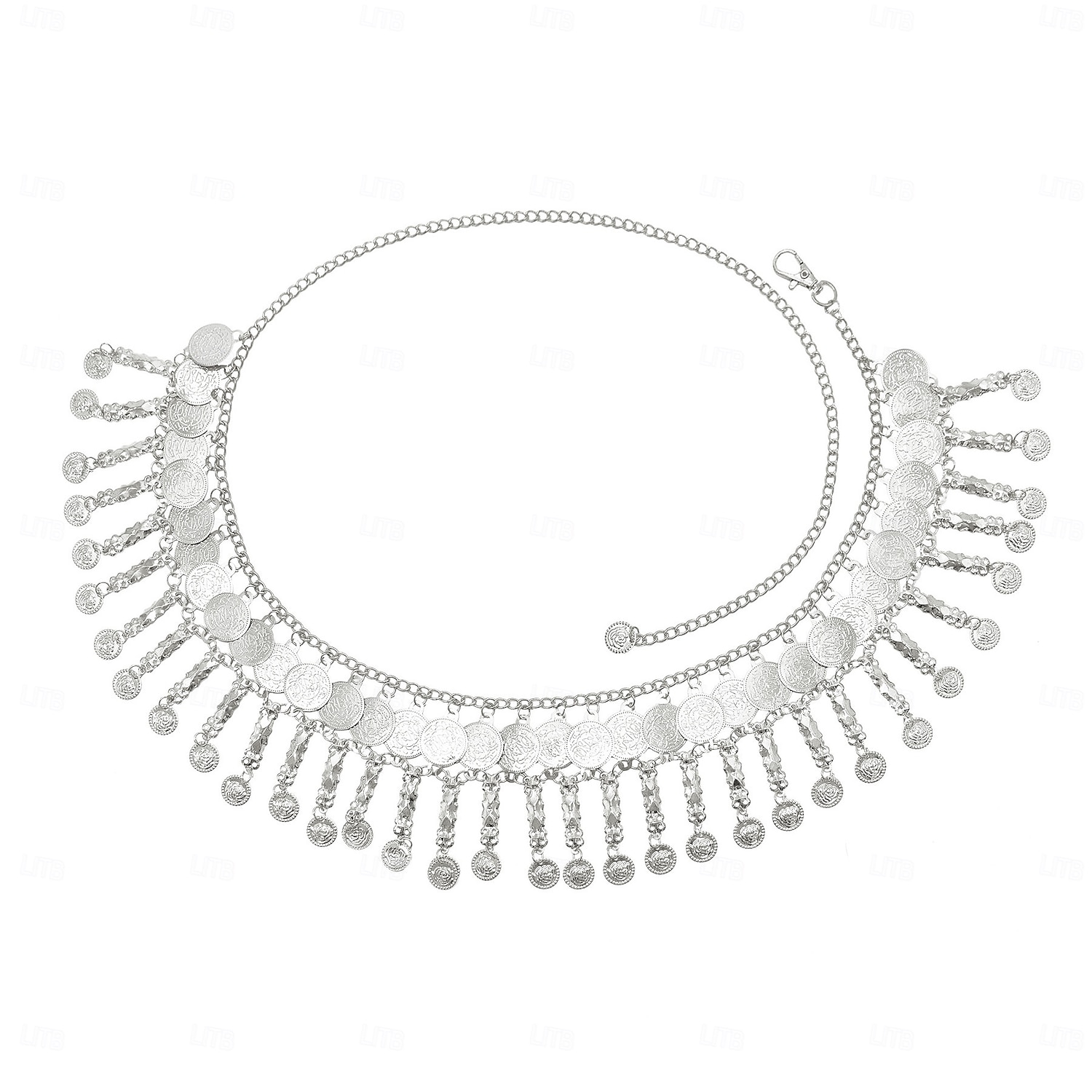 Damen Gürtel Metalllegierung Silber Gelb Gold Taillengürtel Maskerade Ferien Einfarbig 2025 - $16.99 –P9