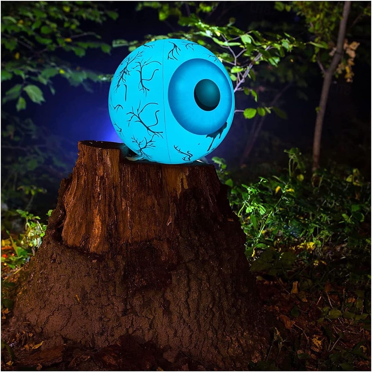 1 ks halloween 40/60cm nafukovací vzduchový model rgb oční dekorační lampa vnitřní a venkovní nádvoří zahradní párty hororová a podivná atmosféra dekorační světla 2025 - $15.99 –P19