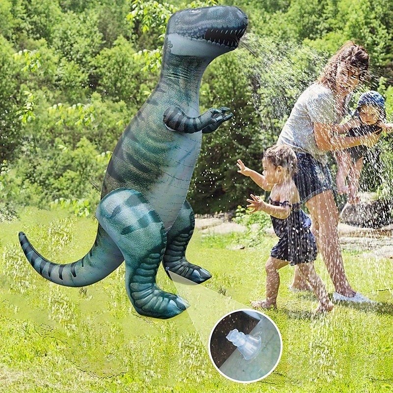 utendørs lek vannleketøy spray vannaktig beite pvc stor dinosaur oppblåsbar vann til 2025 - $96.99 –P6