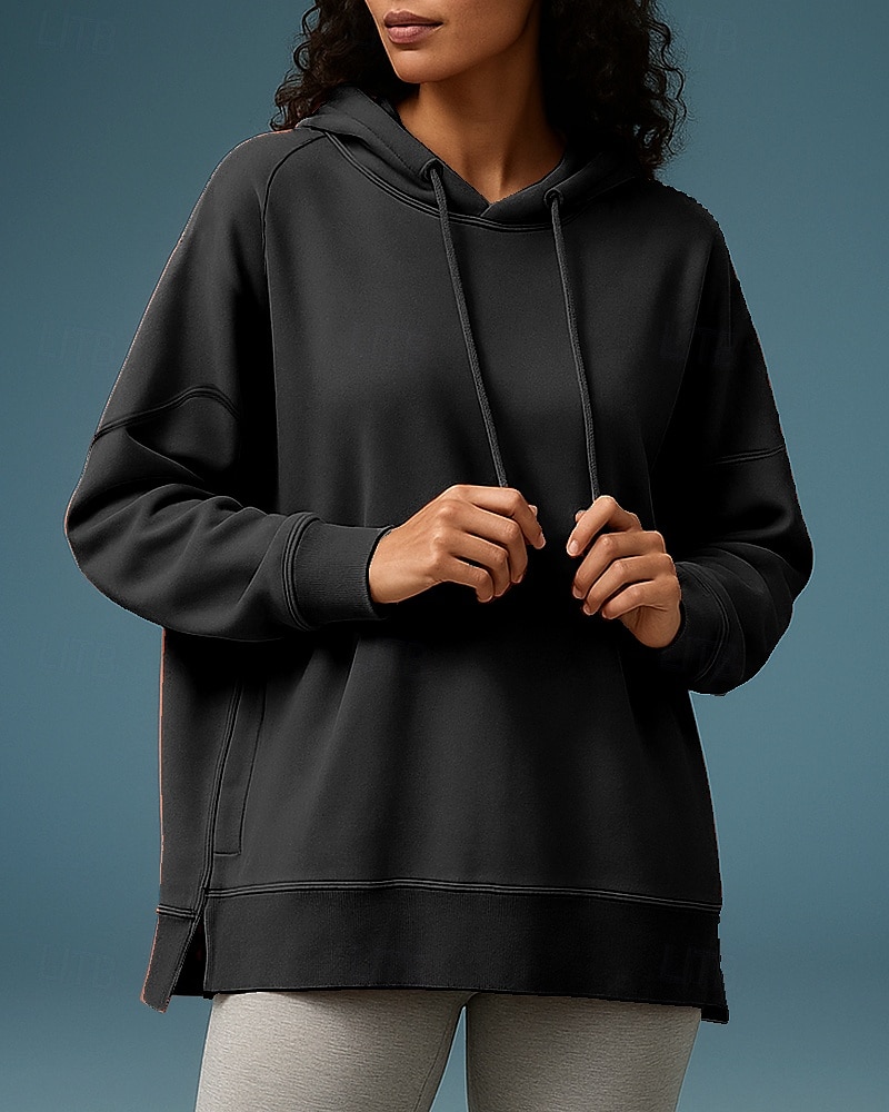 Mujer Tops casuales Sudadera con capucha Sudaderas Bolsillo Manga Larga Camiseta Ropa Deportiva Color sólido Protección Solar Resistente al Viento Senderismo Rutina de ejercicio De Deporte Ropa de 2025 - $34.99 –P4