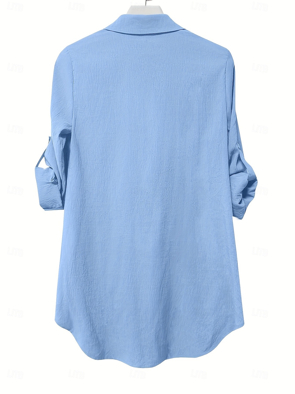 Per donna Mini Abito Abito Camicia Moda Moderno Quotidiano Ferie Uscire Vestibilità comoda Semplice Manica Lunga Colletto a Camicia Blu Verde Albicocca Estate Primavera del 2025 a $27.99 –P5