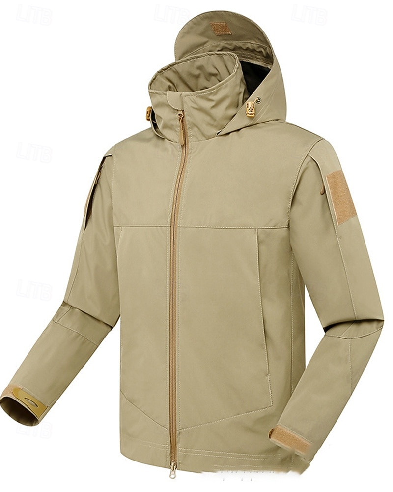 Hombre Cortavientos Chaqueta Chaqueta Softshell Al aire libre Impermeable Resistente al Viento Trajes de senderismo Ropa de senderismo Primavera Otoño Camiseta Caza Camping / Senderismo 2025 - $36.99 –P6