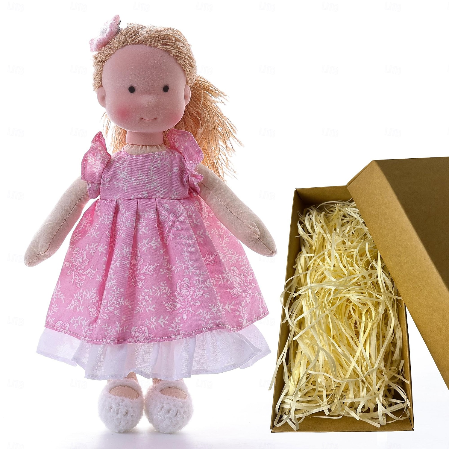 Waldorfpuppe mit Baumwollkörper, Künstlerpuppe, handgefertigte Mini-Anziehpuppe, DIY-Halloween-Geschenkbox, Verpackung, Segen (ausgenommen Kleintierzubehör) für Weihnachtsgeschenke 2025 - $42.99 –P13
