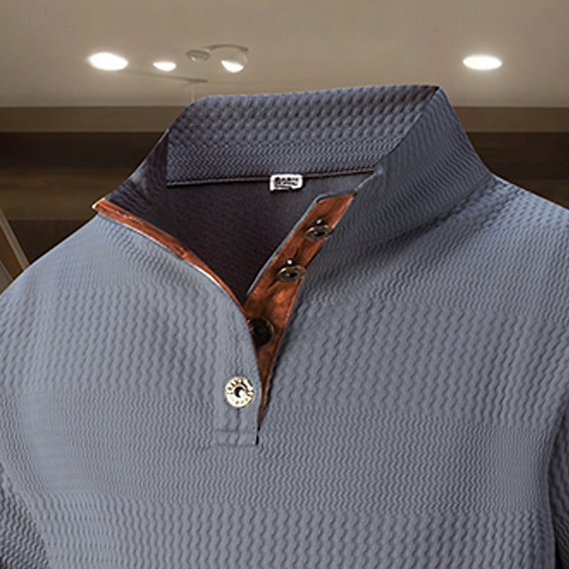 Hombre Sudadera con capucha y botones Negro Blanco Azul Piscina Caqui Gris Diseño Plano Con Texturas Trabajo Casual Diario Ropa de calle Fresco Casual Otoño invierno Ropa Sudaderas con capucha 2025 - $23.99 –P7