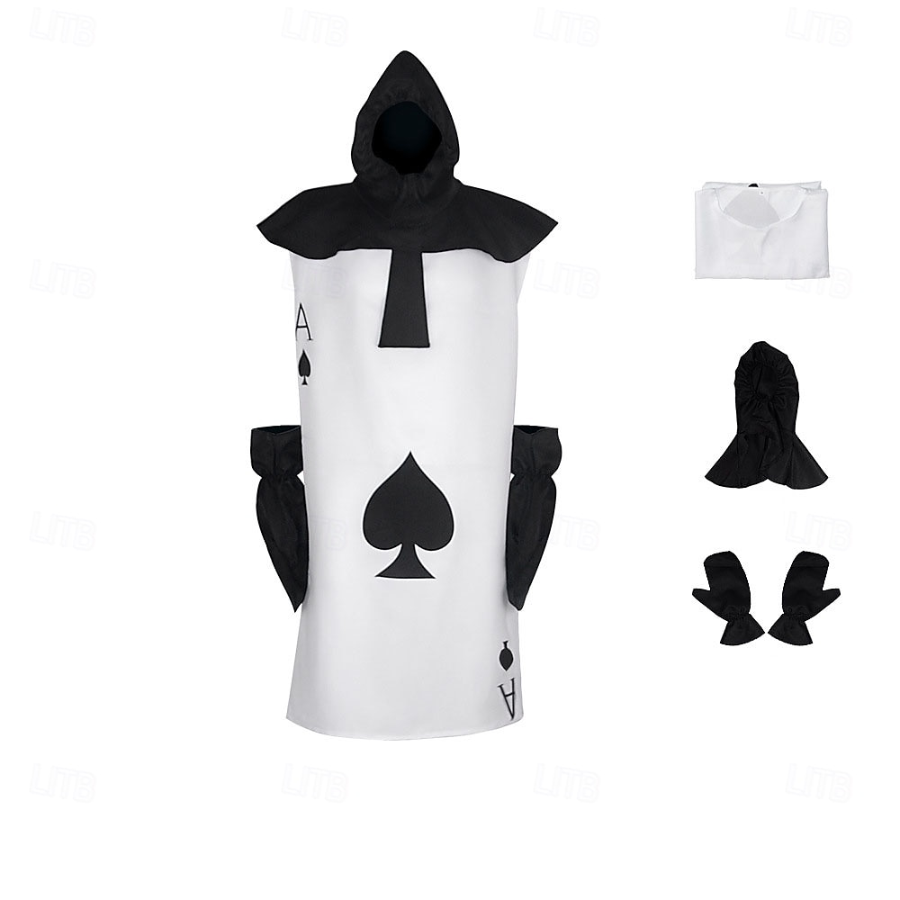 Alice in Wonderland Bajka Żołnierze kart do gry Kostium Cosplay Kostium Onesie Postacie z bajek Cosplay Kostiumy z filmów for Męskie Damskie Dla chłopców Dla dzieci Dla dorosłych Halloween Karnawa 2025 - $42.99 –P4