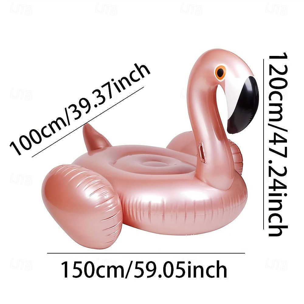 Giant Pink Flamingo Inflatable Pool Float for Adults - Durable PVC Water Toy with Large Cushioned Seat Perfect for Pool Parties and Relaxation Adult Water Toy  Playful Design  Thick Inflatable Toy 2025 - $81.99 –P2