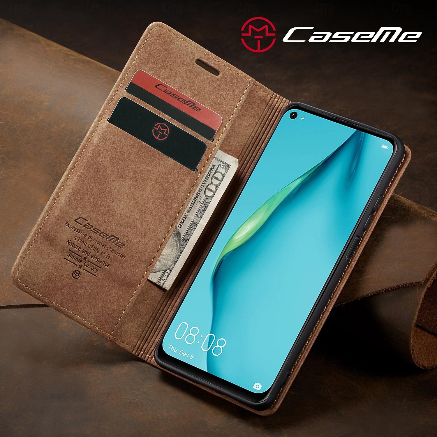 telefono Custodia Per Huawei P40 P30 P20 Mate 20 Pro Custodia Portafoglio Custodia a Flip Cavalletto Resistente agli urti TPU Pelle PU del 2025 a $12.99 –P3