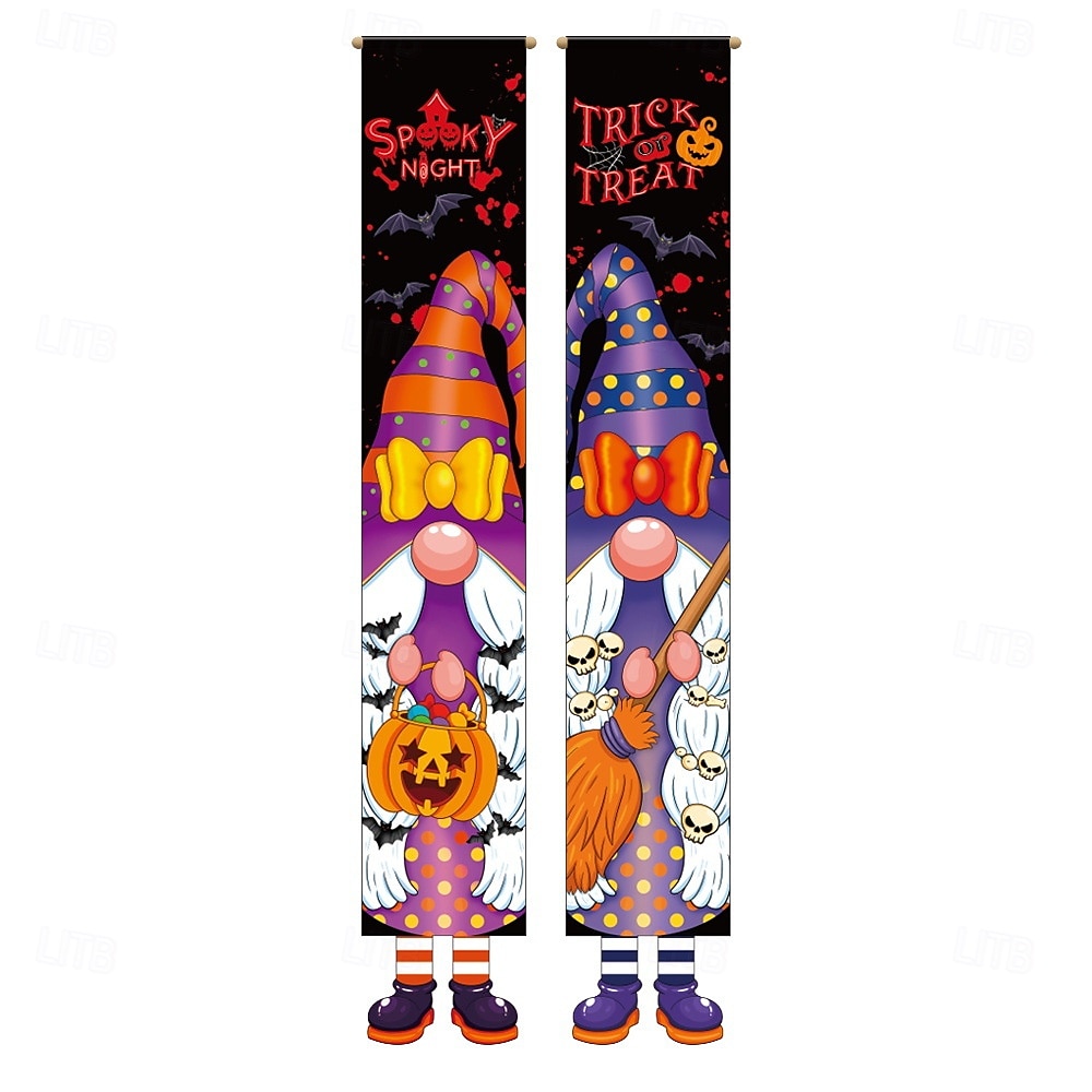 Σημαία με βεντάλια για το Halloween, εξωτερική σημαία για εξωτερικούς χώρους, φράχτης αυλής για το Halloween, κρεμαστός τρομακτικός φράχτης κολοκύθας, σημαία, διακόσμηση τραπεζιού, φθινοπωρινή διακόσμηση δωματίου, αισθητική, διακόσμηση πάρτι γενεθλίων για 2025 - $10.49 –P7
