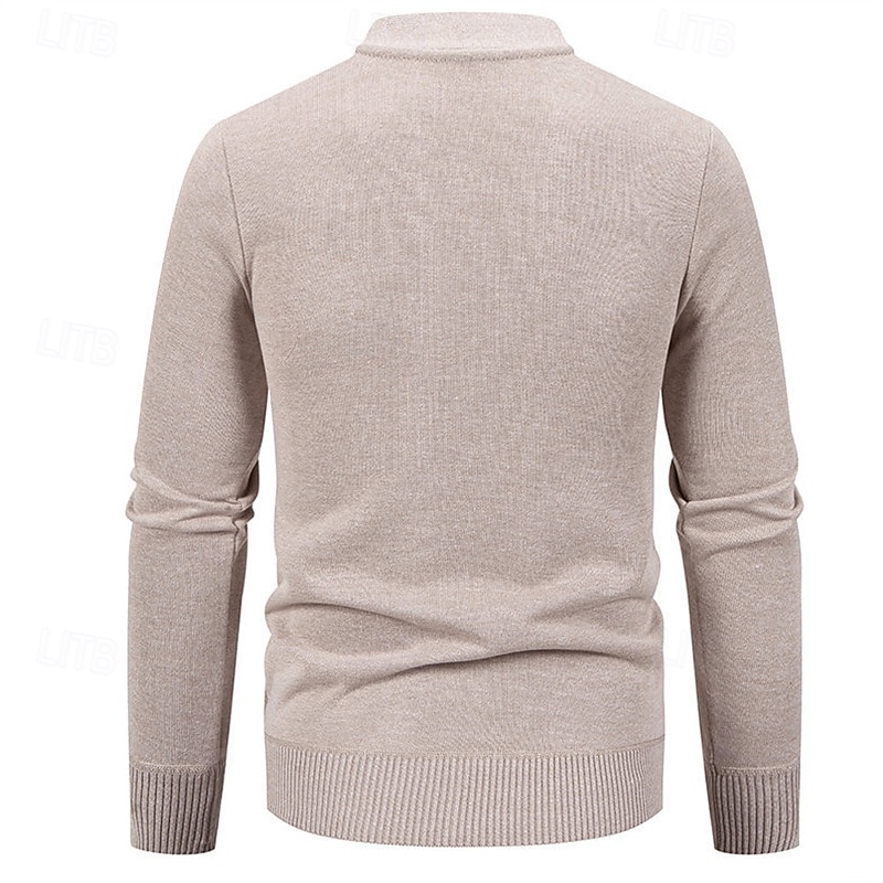 Voor heren Vest Trui Vest Bijgesneden vest trui Bijgesneden trui Geribd breien Normale tops Dichtknopen Gebreid Effen / effen kleur V-hals Stijlvol Casual Alledaagse kleding Uitgaan Kleding Herfst 2026 - $26.99 –P20