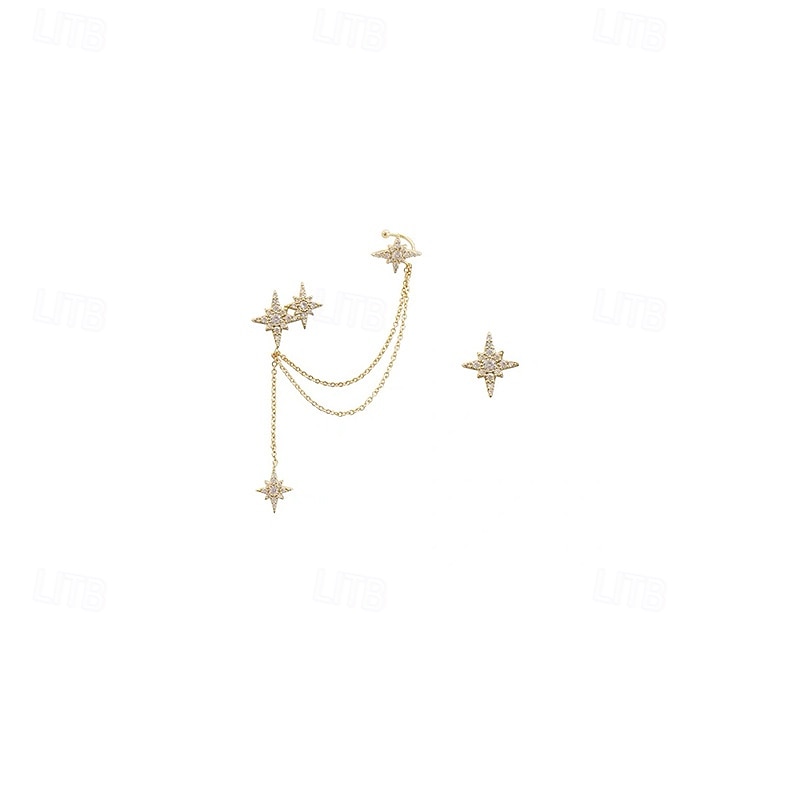 Γυναικεία Κουμπωτά Σκουλαρίκια Τροπικό Stea Χαρά Τροπικό Σκουλαρίκια Κοσμήματα Χρυσό Για Ημέρα του Αγίου Βαλεντίνου 2026 - $10.99 –P1