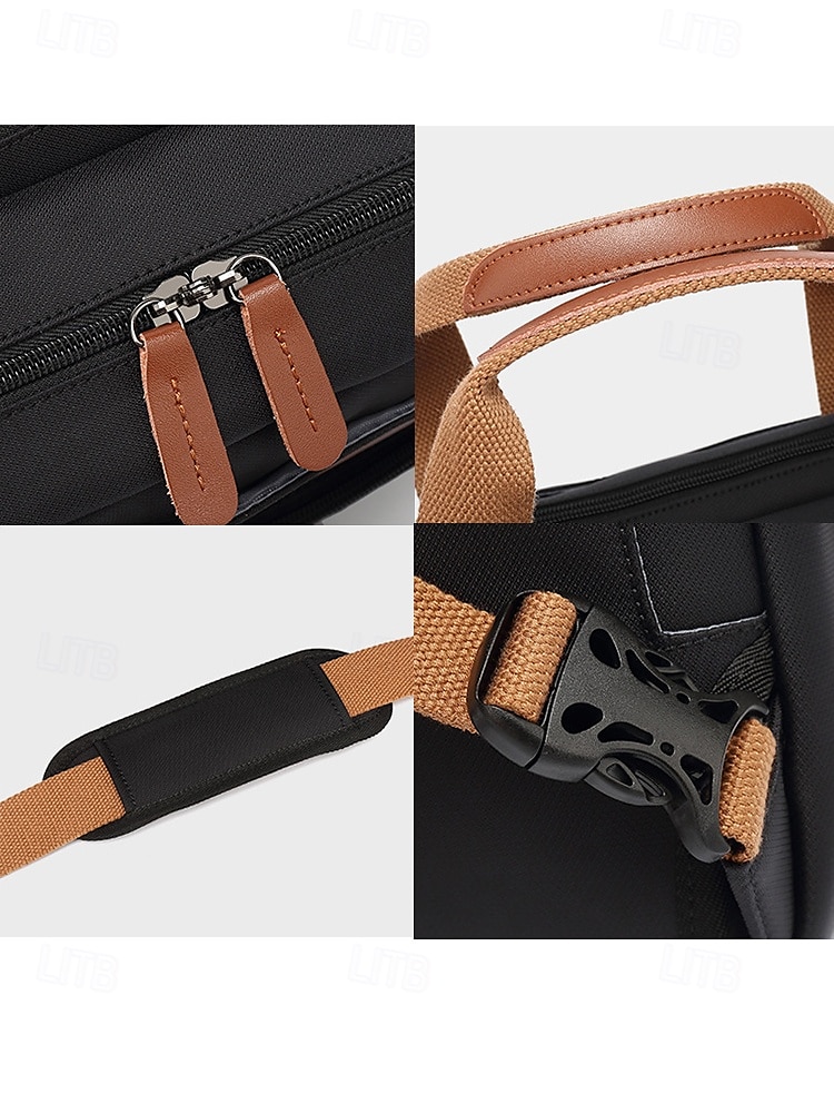 Vanntett multifunksjonell laptop-ryggsekk for menn - forretningsreiseveske i vintage-stil, skulderveske med justerbar stropp, med trillekoffert, perfekt for jobb, høyskole og korte reiser 2026 - $69.99 –P10