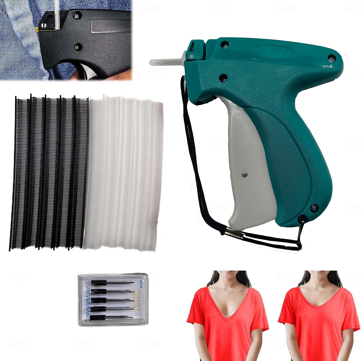 stitchy nopea vaatteiden kiinnityslaite, hieno merkintäpistoolisarja vaatteiden kiinnityslaitteeseen mini-ompelupistooli vaatteiden nopea tahmea ompelu tikkaus helmamerkintäpistooli 2025 - $18.49 –P4