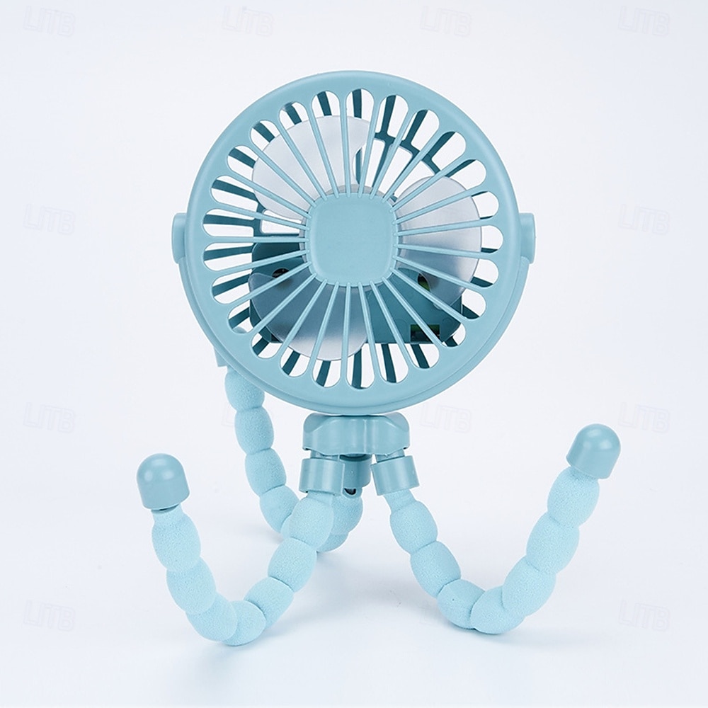 Kinderwagenventilator, Handventilator, wiederaufladbar, USB, blattlos, kleine Klappventilatoren, Mini-Ventilator, leiser Tischventilator für den Außenbereich, Nackenventilator 2025 - $21.99 –P8