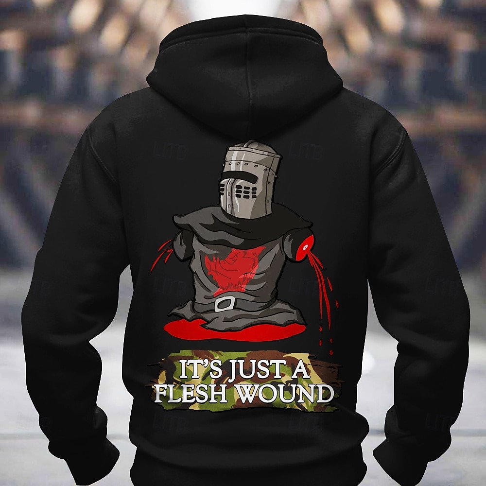 Per uomo Cavalieri Templari Felpe con cappuccio Felpa Felpa con cappuccio Felpa con cappuccio Girocollo Etnico Stampa 3D Ferie Caccia Nero Rosso Coulisse Grafico Autunno Inverno progettista del 2025 a $26.99 –P4