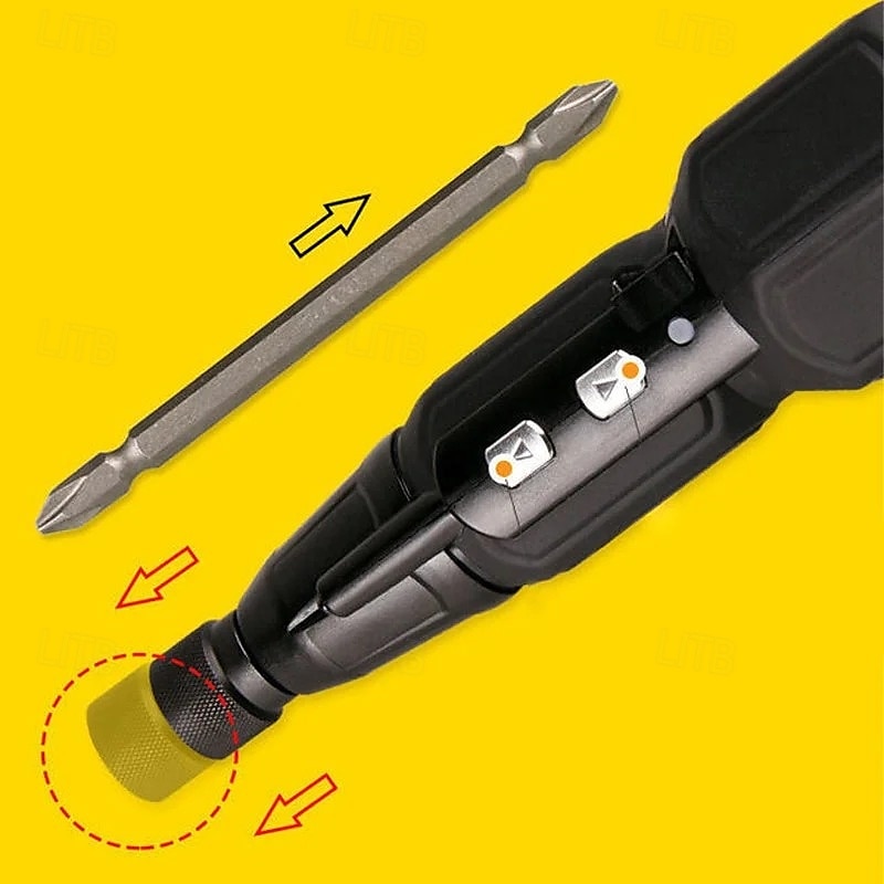 Multifunctionele elektrische schroevendraaier, USB-oplaadbaar, 3,6 V mini draadloze schroevendraaierset met bits voor doe-het-zelf reparatietaken in huis 2025 - $43.99 –P7